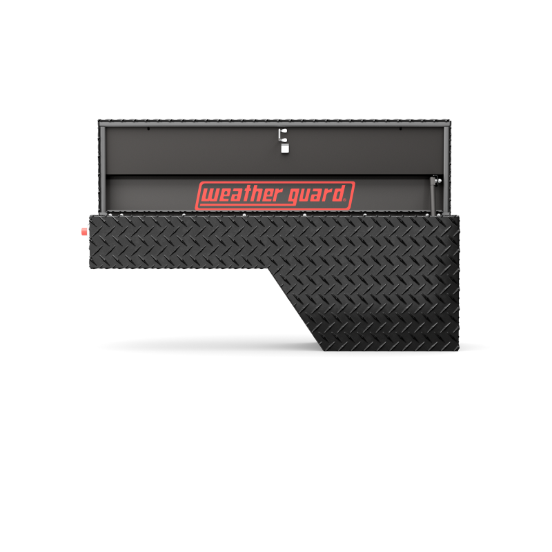 Weather Guard Aluminum Wheel Well Tool Box, Driver Side, Gloss Black (172-5-04)