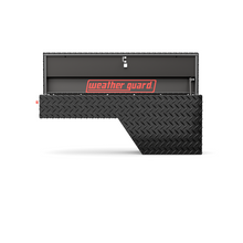 Weather Guard Aluminum Wheel Well Tool Box, Driver Side, Gloss Black (172-5-04)