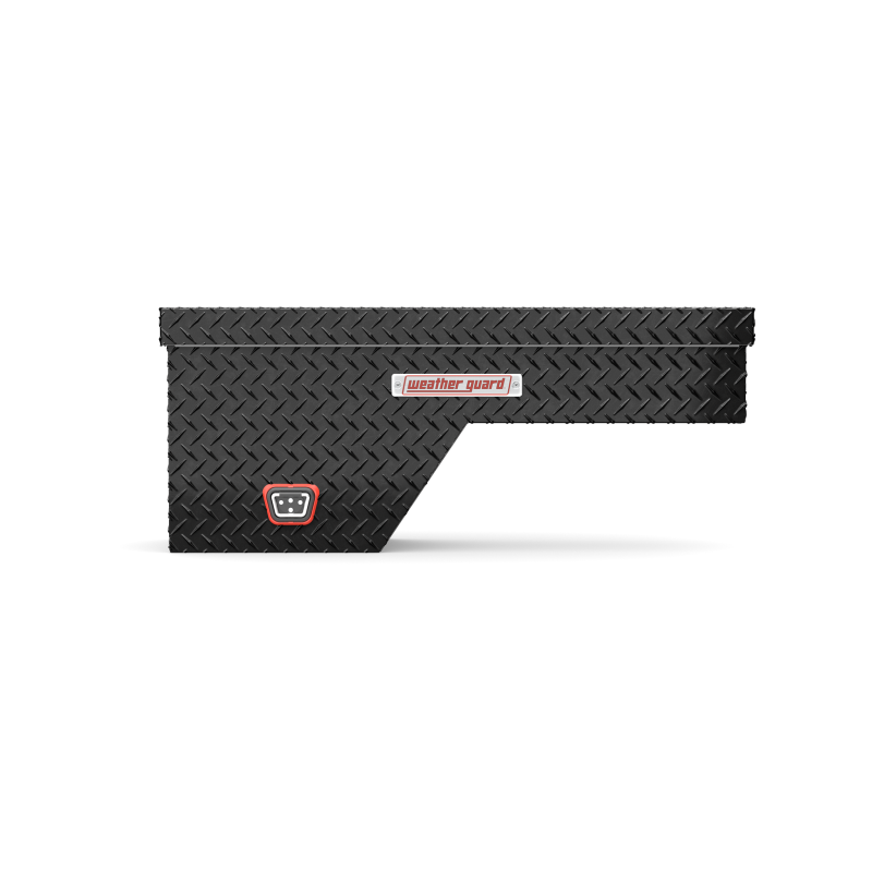 Weather Guard Aluminum Wheel Well Tool Box, Driver Side, Gloss Black (172-5-04)