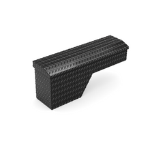 Weather Guard Aluminum Wheel Well Tool Box, Passenger Side, Gloss Black (173-5-04)