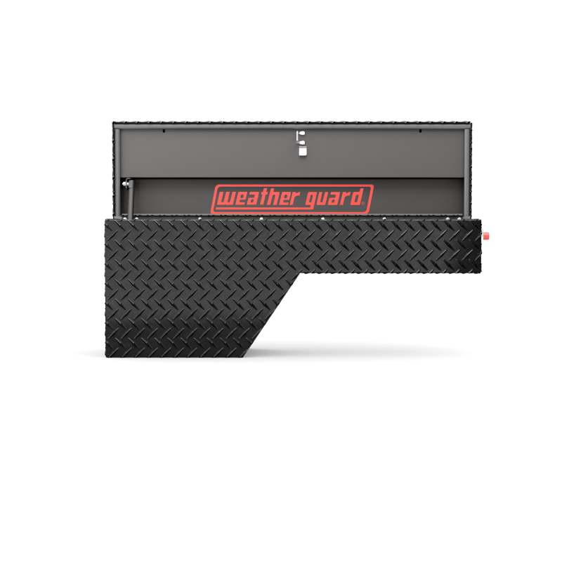 Weather Guard Aluminum Wheel Well Tool Box, Passenger Side, Gloss Black (173-5-04)