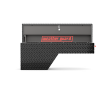 Weather Guard Aluminum Wheel Well Tool Box, Passenger Side, Gloss Black (173-5-04)