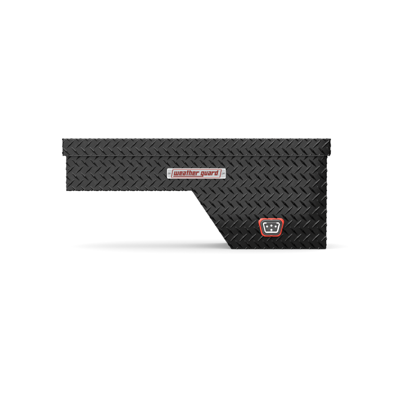 Weather Guard Aluminum Wheel Well Tool Box, Passenger Side, Gloss Black (173-5-04)