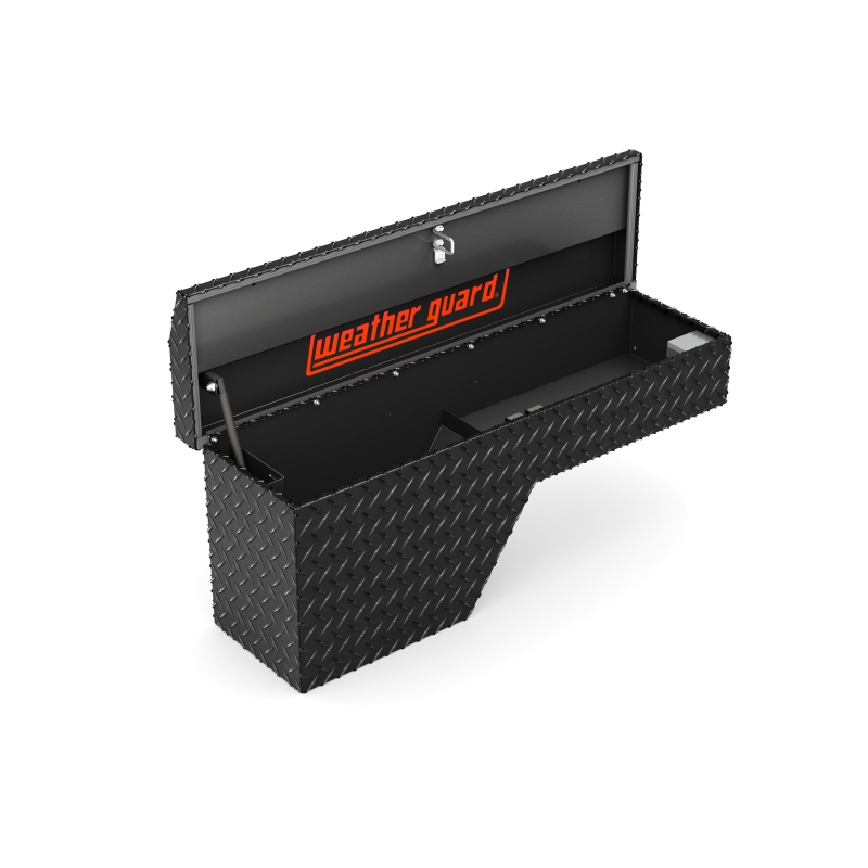 Weather Guard Aluminum Wheel Well Tool Box, Passenger Side, Gloss Black (173-5-04)