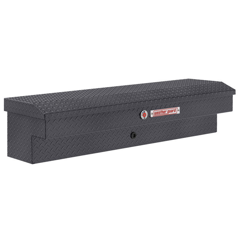 Weather Guard 56 in Aluminum Lo-Side Truck Tool Box, Gunmetal Gray (174-6-04)