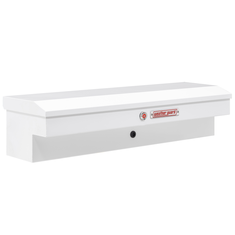 Weather Guard 56 in Steel Lo-Side Truck Tool Box, White (175-3-04)