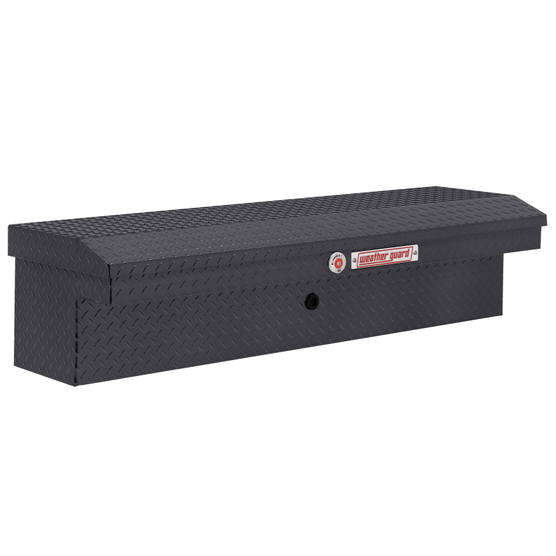 Weather Guard 56 in Low Profile Aluminum Lo-Side Truck Tool Box, Gunmetal Gray (178-6-04)