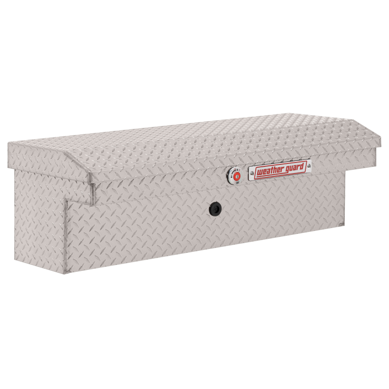 Weather Guard 41 in Low Profile Aluminum Lo-Side Truck Tool Box, Clear Finish (180-0-04)