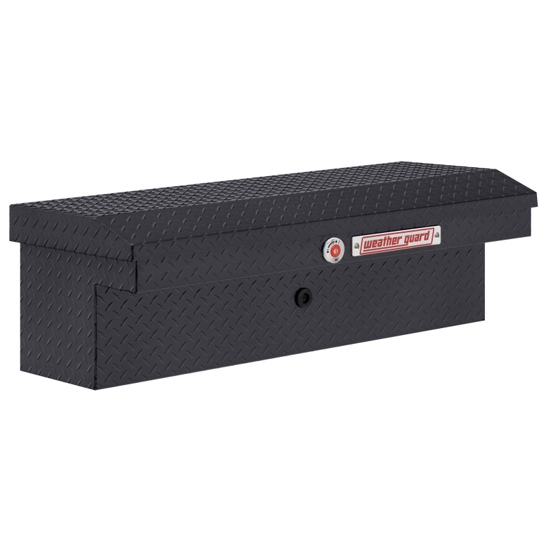 Weather Guard 41 in Low Profile Aluminum Lo-Side Truck Tool Box, Gunmetal Gray (180-6-04)