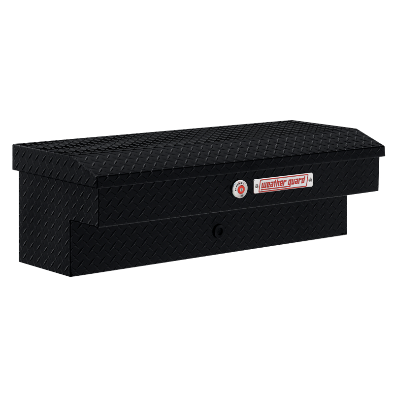 Weather Guard 41 in Aluminum Lo-Side Truck Tool Box, Gloss Black (184-5-04)