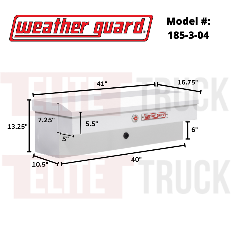 Weather Guard 185-3-04 Lo-Side Box