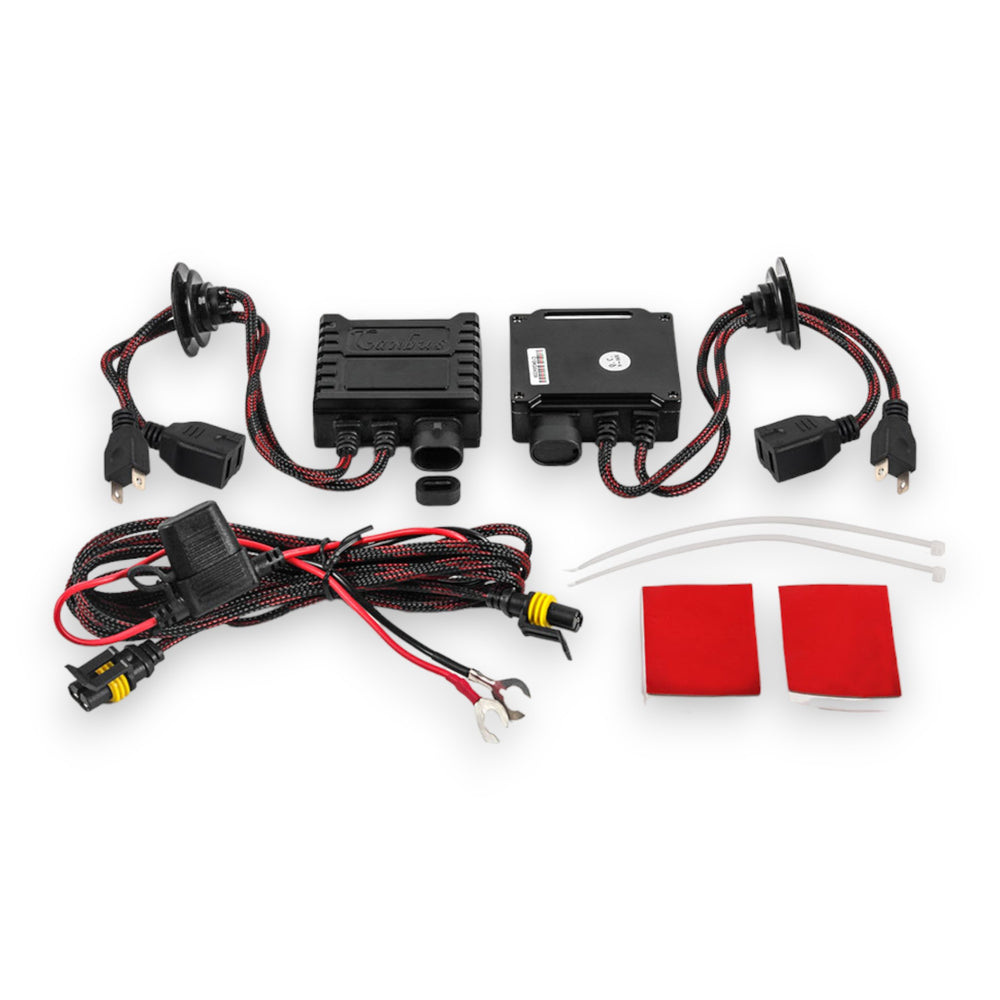 ARC Lighting LED Super Decoder Harness Kit, H7, Anti-Flicker, All-In-One CAN bus - Part 20073