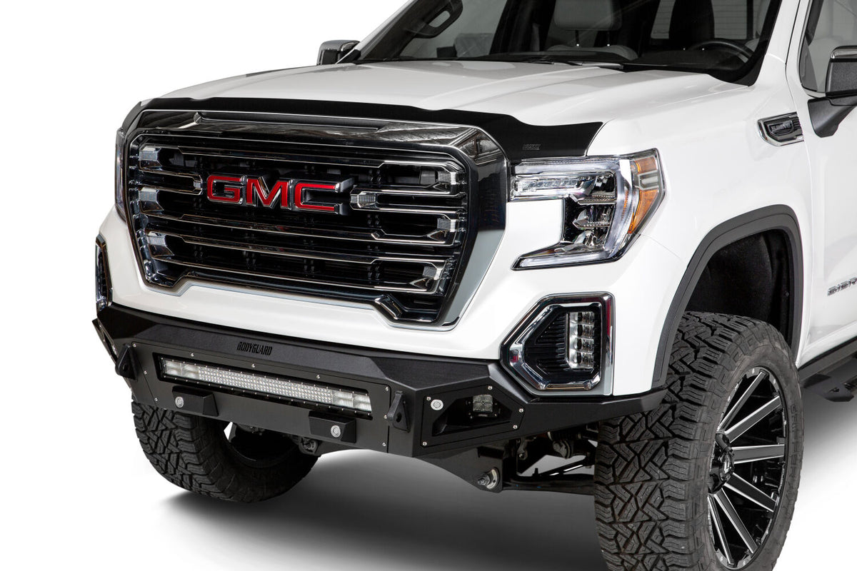 Husky Liners Aeroskin Hood Protector; Matte Black Low Profile - 2014-2018 GMC Sierra 1500 / 2019 GMC Sierra 1500 Limited - Part 2877075