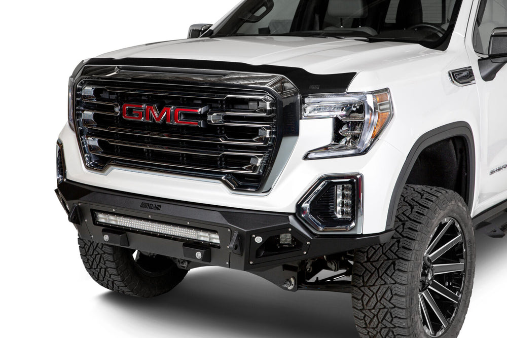 Husky Liners Aeroskin Hood Protector; Matte Black Low Profile - 2015-2019 GMC Sierra 2500 HD / 2015-2019 GMC Sierra 3500 HD - Part 2877085