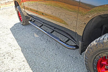 Steelcraft 3" Round Sidebars - Black - 2019-2025 Chevy/GMC Silverado/Sierra 1500 / 2020-2025 Silverado/Sierra 2500/3500 Crew Cab (202280)