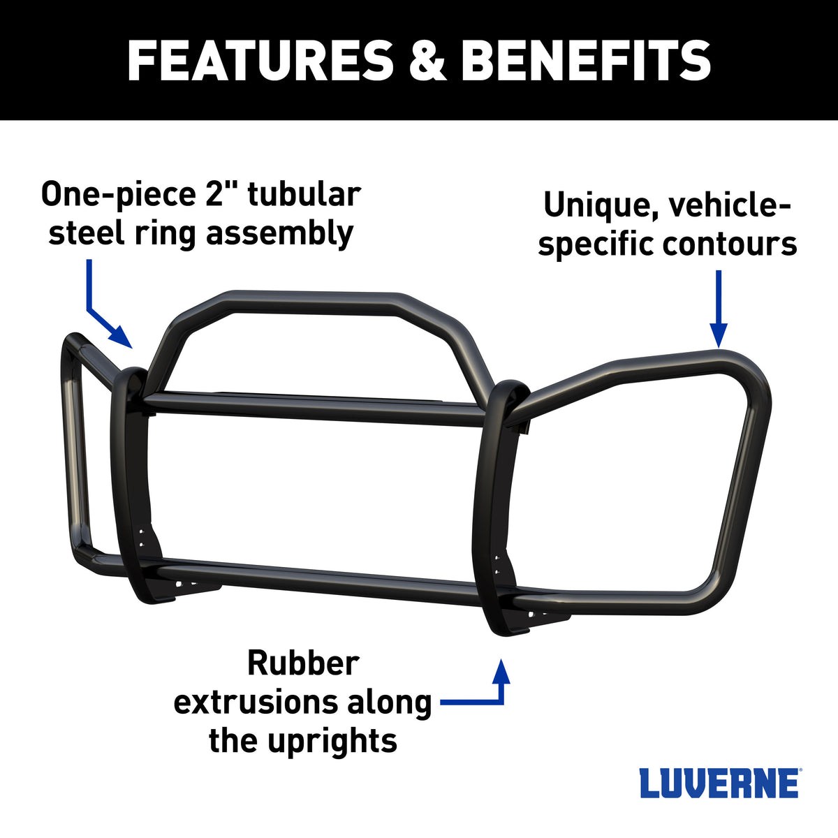 LUVERNE 208820 SolidShield Van Grille Guard, Fits Select Ram ProMaster