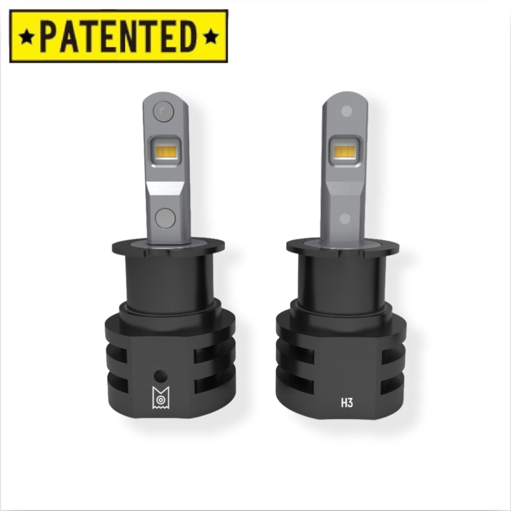 ARC Lighting Concept series H3 LED Headlight Bulb Kit, High Performance, Plug and Play - Part 21031