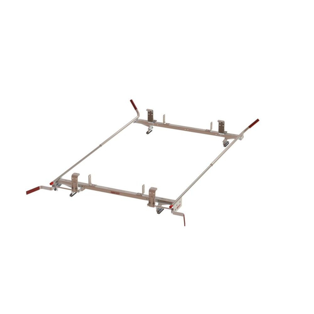 Weather Guard Quick Clamp Van Ladder Rack, Dual Side, 60 in for Compact Vans (224-3-03)