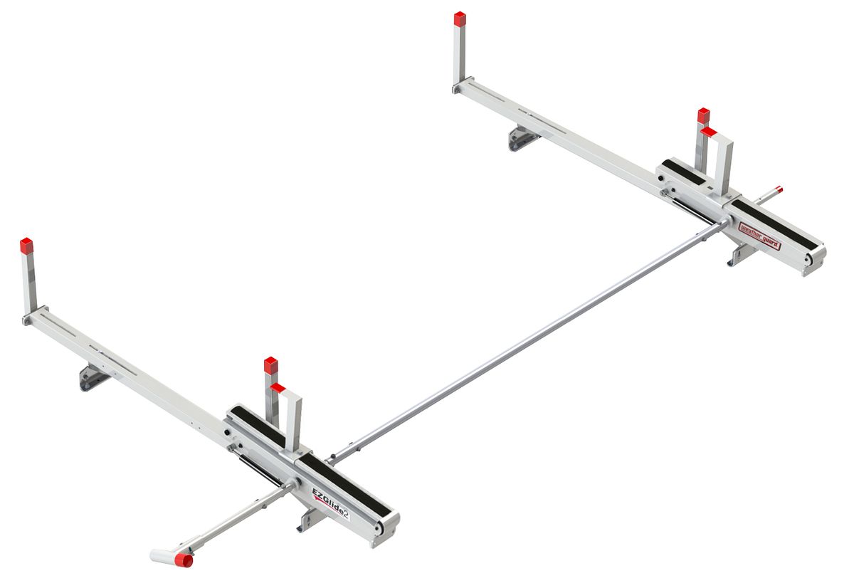 Weather Guard EZGLIDE2 Drop-Down Ladder Rack for Compact Vans (2261-3-01)
