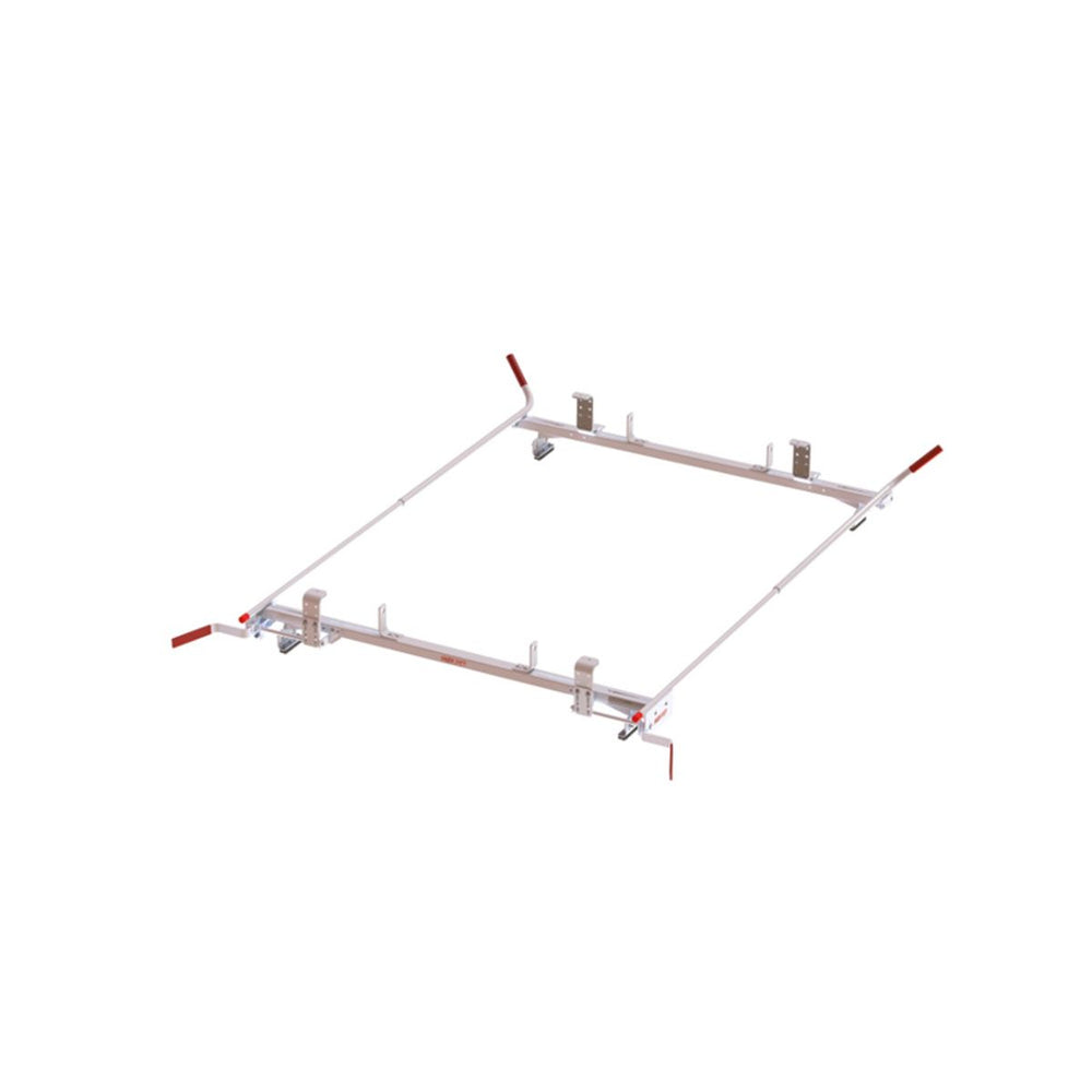 Weather Guard Quick Clamp Van Ladder Rack, Dual Side, 70 in for Full-Size Low-Roof Vans (234-3-03)