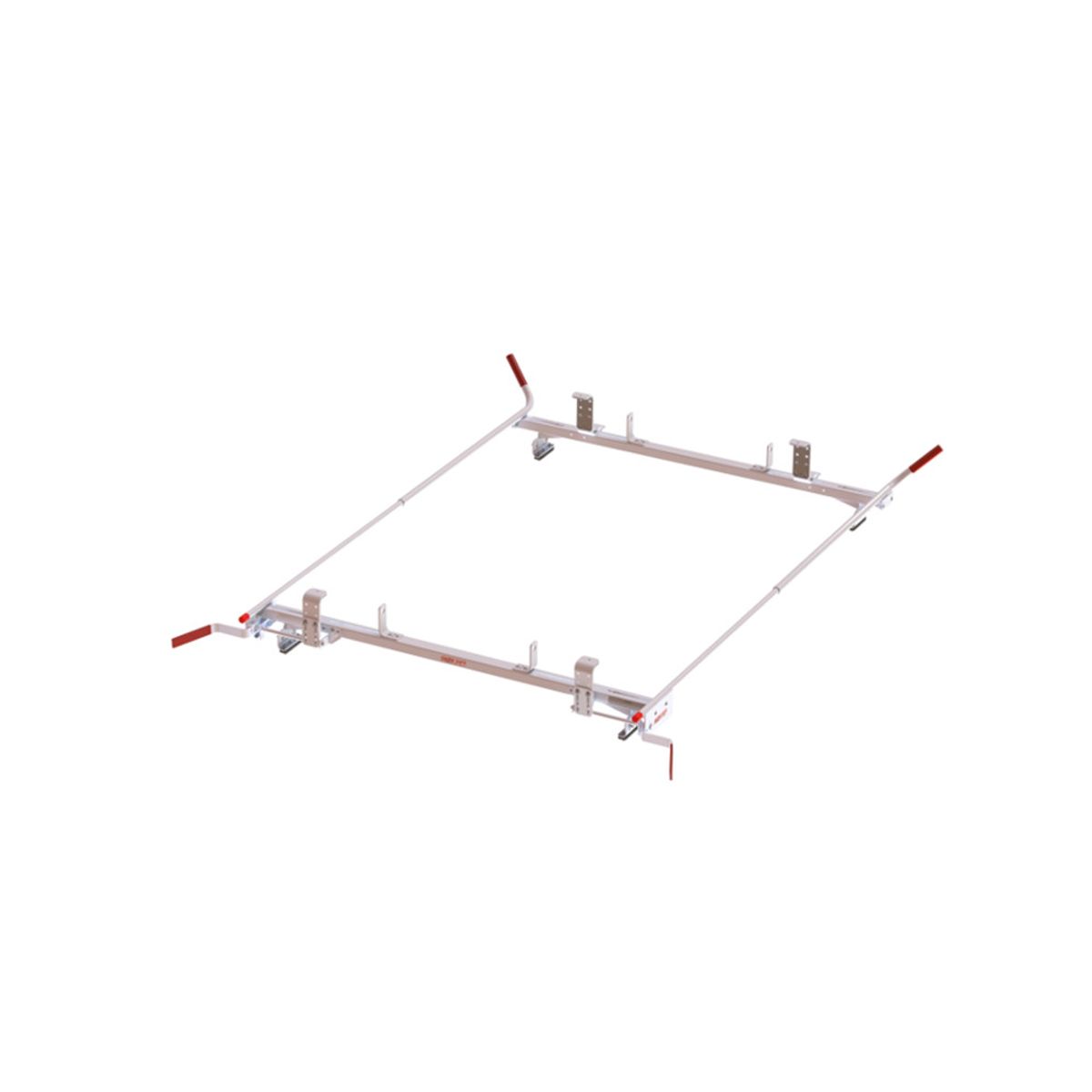 Weather Guard Quick Clamp Van Ladder Rack, Dual Side, 70 in for Full-Size Low-Roof Vans (234-3-03)