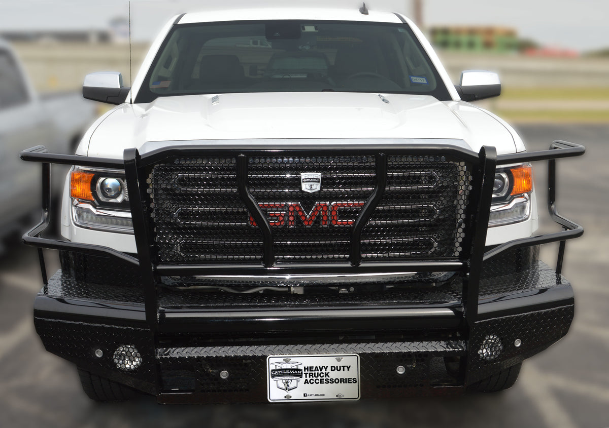 Cattleman HD Bumper - 2015-2019 GMC Sierra 2500 HD / 2015-2019 GMC Sierra 3500 HD - Part 2419PS