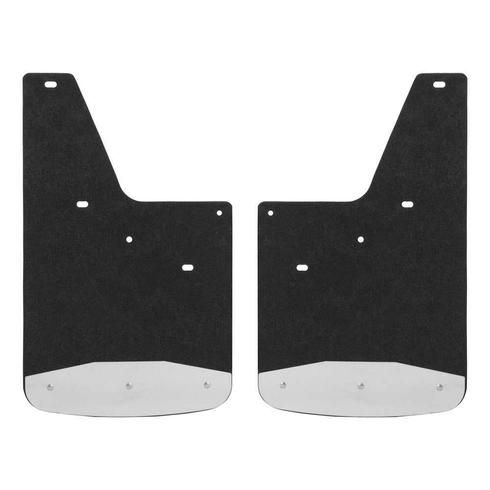 LUVERNE 250740 Front or Rear 12-Inch x 20-Inch Textured Rubber Mud Guards, Select Chevrolet Silverado, GMC Sierra 1500, 2500, 3500 HD, 2 Flaps