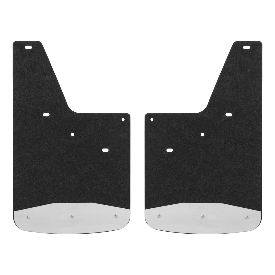 LUVERNE 250740 Front or Rear 12-Inch x 20-Inch Textured Rubber Mud Guards, Select Chevrolet Silverado, GMC Sierra 1500, 2500, 3500 HD, 2 Flaps