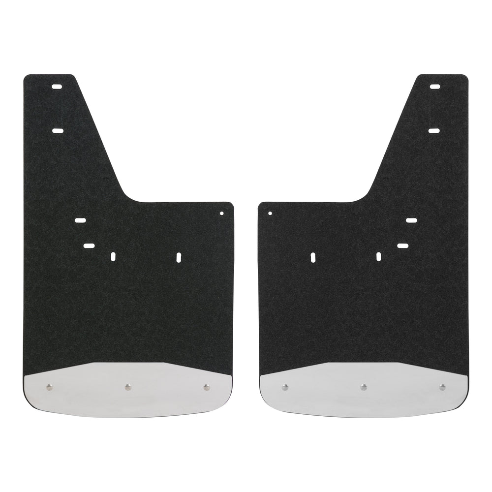 LUVERNE 250931 Rear 12-Inch x 20-Inch Textured Rubber Mud Guards, Select Dodge, Ram 1500, 2500, 2 Flaps