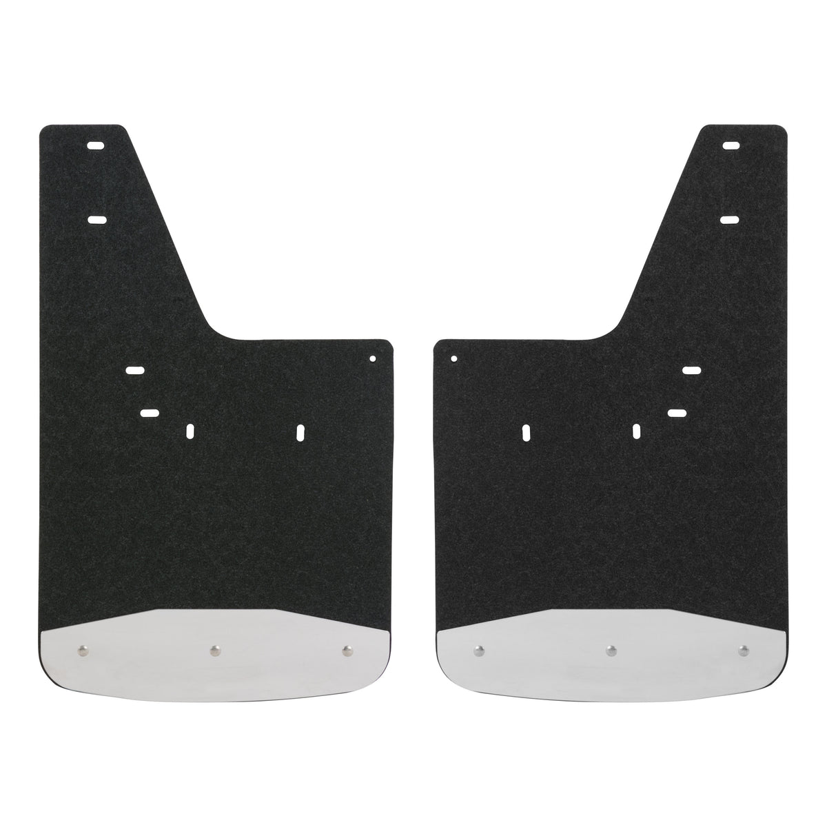 LUVERNE 250931 Rear 12-Inch x 20-Inch Textured Rubber Mud Guards, Select Dodge, Ram 1500, 2500, 2 Flaps