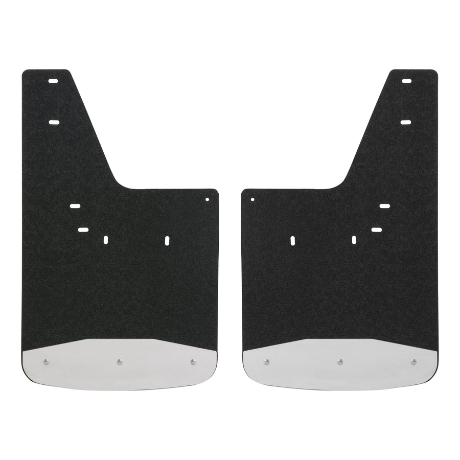 LUVERNE 250931 Rear 12-Inch x 20-Inch Textured Rubber Mud Guards, Select Dodge, Ram 1500, 2500, 2 Flaps