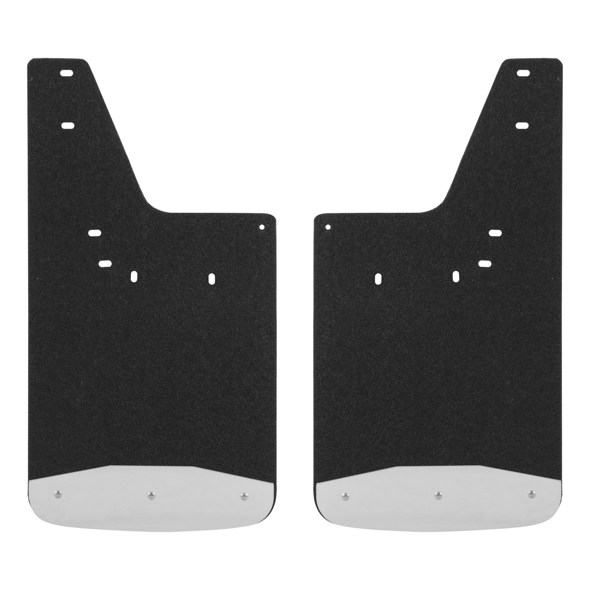 LUVERNE 250932 Front 12-Inch x 23-Inch Textured Rubber Mud Guards, Select Dodge, Ram 1500, 2500, 3500, 4500, 5500, 2 Flaps