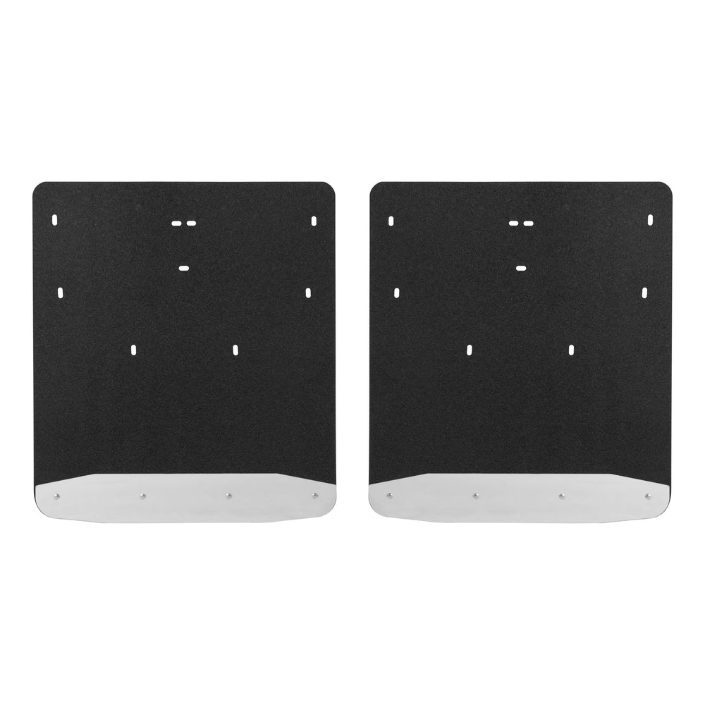 LUVERNE 251124 Rear Dually 20-Inch x 23-Inch Textured Rubber Mud Guards, Select Ford F-350, F-450 Super Duty, 2 Flaps