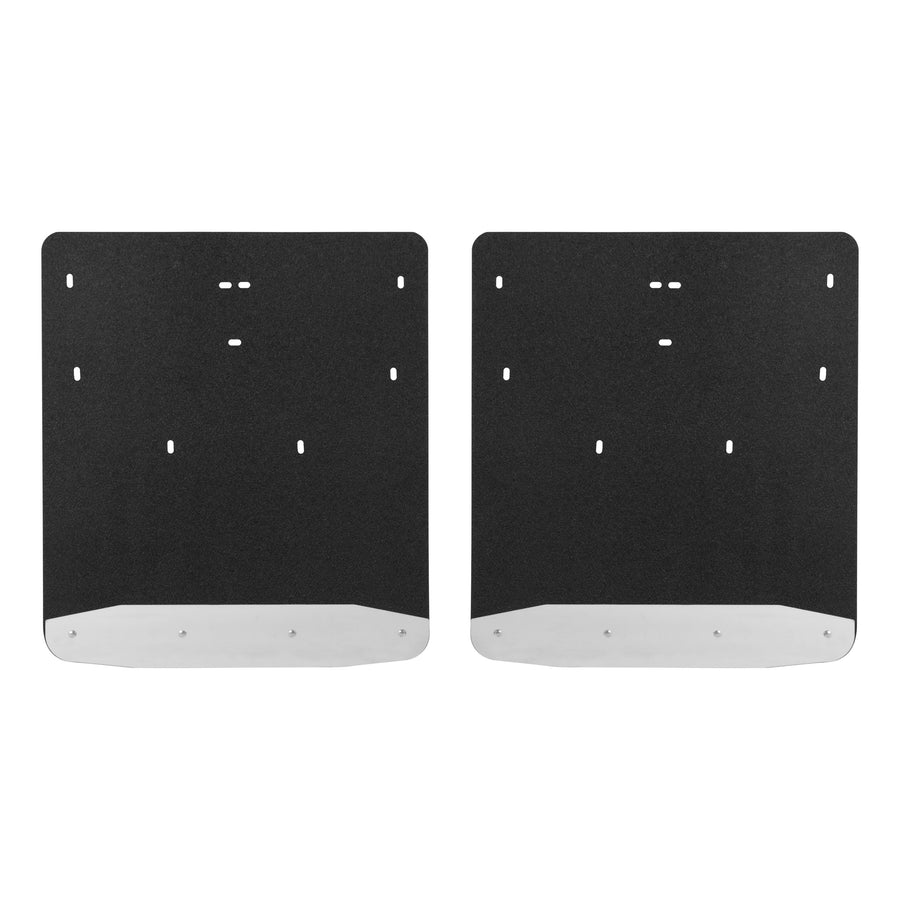 LUVERNE 251124 Rear Dually 20-Inch x 23-Inch Textured Rubber Mud Guards, Select Ford F-350, F-450 Super Duty, 2 Flaps