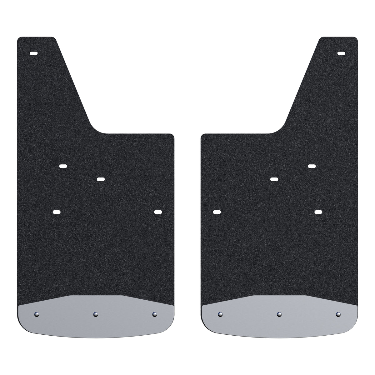 LUVERNE 251450 Front 12-Inch x 23-Inch Textured Rubber Mud Guards, Select Chevrolet Silverado 2500, 3500 HD, 2 Flaps