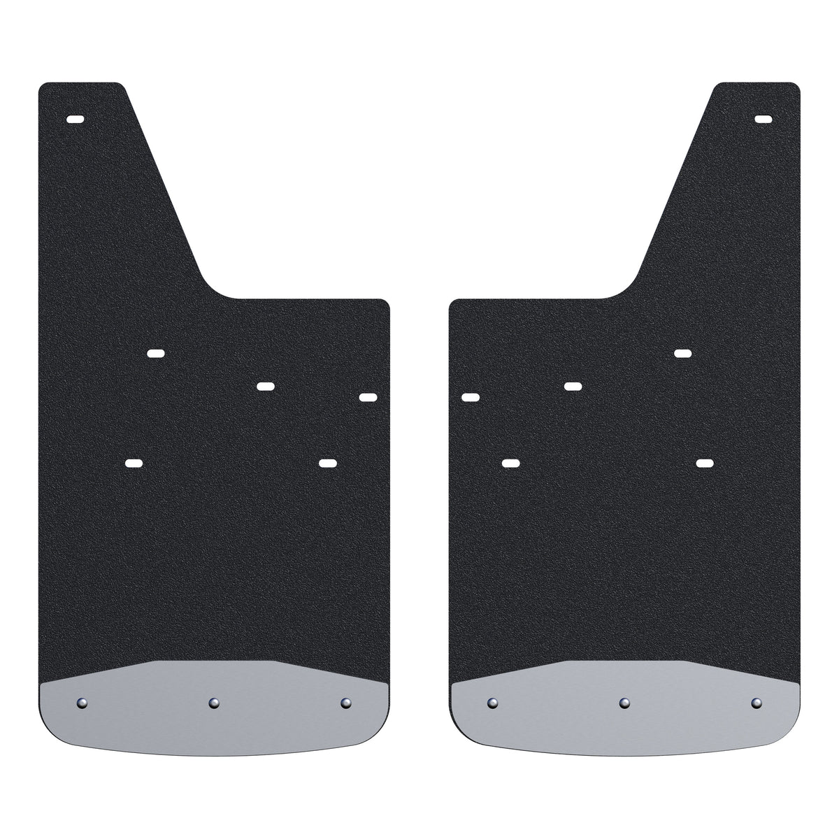 LUVERNE 251451 Rear 12-Inch x 23-Inch Textured Rubber Mud Guards, Select Chevrolet Silverado, GMC Sierra 2500, 3500 HD, 2 Flaps