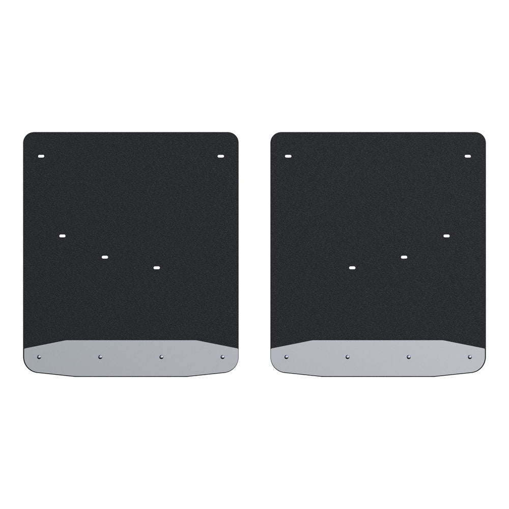 LUVERNE 251452 Rear Dually 20-Inch x 23-Inch Textured Rubber Mud Guards, Select Chevrolet Silverado, GMC Sierra 2500, 3500 HD, 2 Flaps