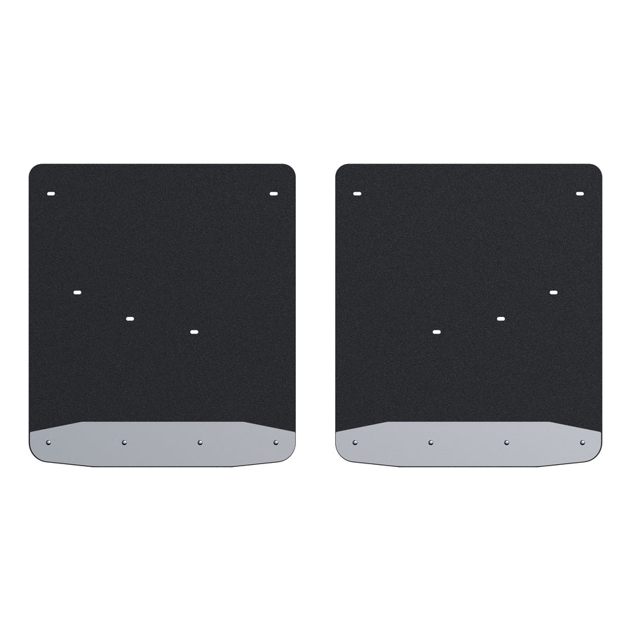 LUVERNE 251452 Rear Dually 20-Inch x 23-Inch Textured Rubber Mud Guards, Select Chevrolet Silverado, GMC Sierra 2500, 3500 HD, 2 Flaps