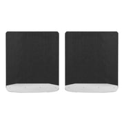 LUVERNE 252023 Universal Dually 20-Inch x 23-Inch Textured Rubber Mud Guards with Stainless Steel Plates, 2 Flaps