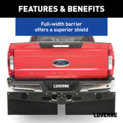 LUVERNE 255200 15-Inch Long Textured Rubber Tow Guard Hitch-Mounted Mud Flaps for 2, 2-1/2 or 3-Inch Ball Mount Shank