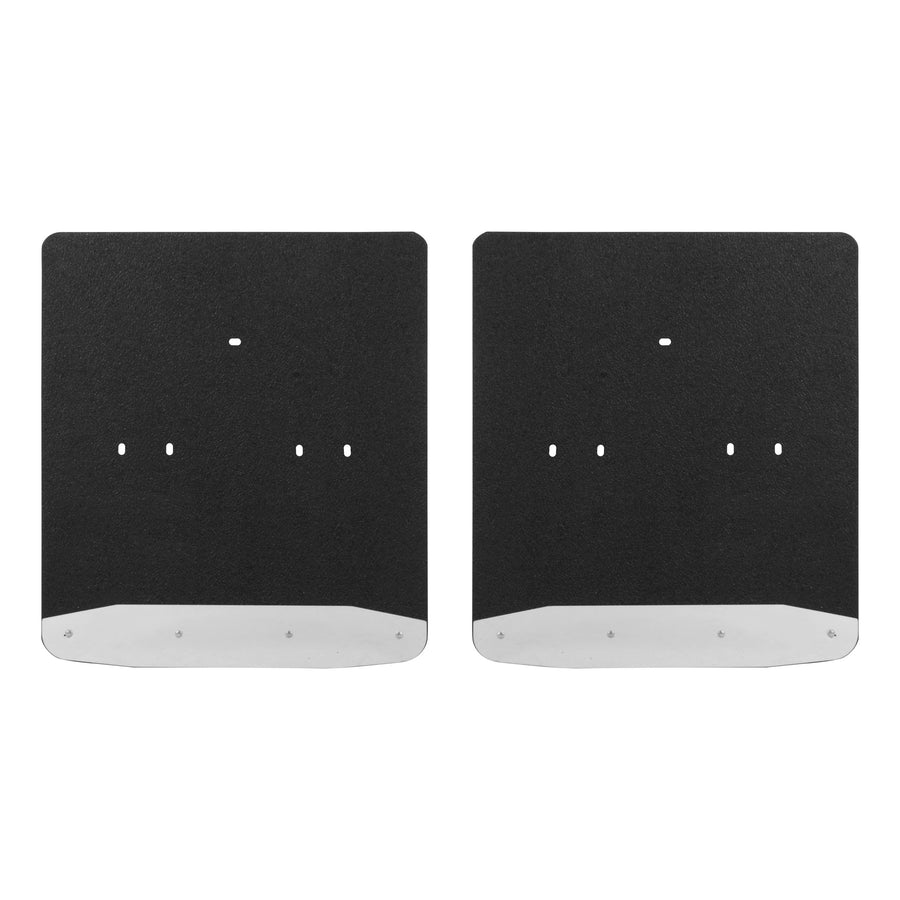 LUVERNE 259924 Rear Dually 20-Inch x 23-Inch Textured Rubber Mud Guards, Select Ford F-350, F-450 Super Duty, 2 Flaps