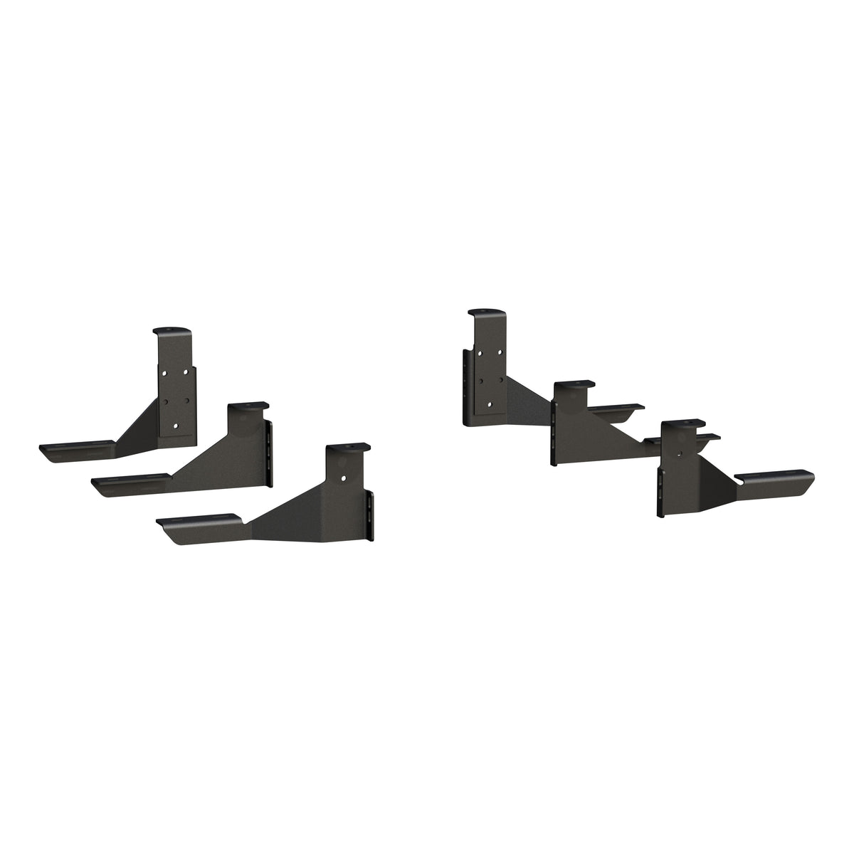 LUVERNE 277078-401113 Regal 7 Black Stainless 78-Inch Truck Side Steps, Select Chevrolet Silverado, GMC Sierra 1500, 2500, 3500 HD