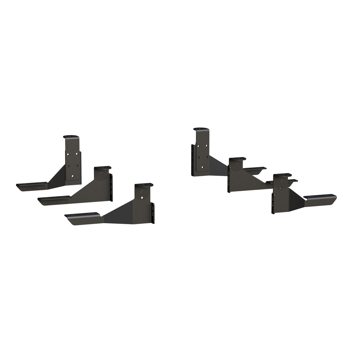 LUVERNE 277078-401113 Regal 7 Black Stainless 78-Inch Truck Side Steps, Select Chevrolet Silverado, GMC Sierra 1500, 2500, 3500 HD