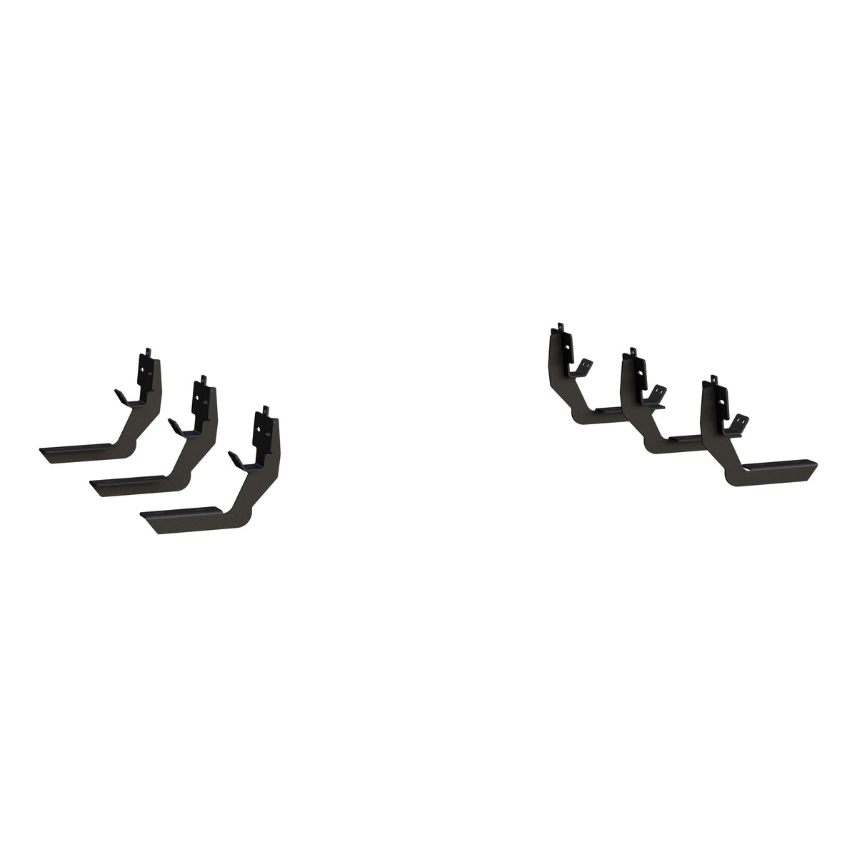 LUVERNE 277078-401632 Regal 7 Black Stainless 78-Inch Truck Side Steps, Select Dodge, Ram 1500