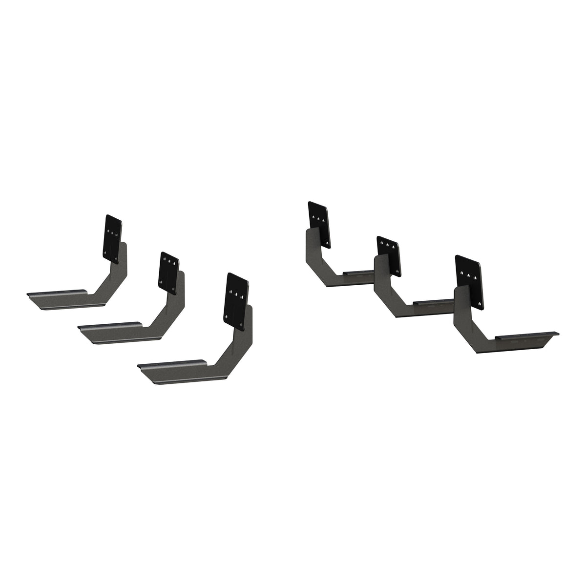 LUVERNE 277078-401633 Regal 7 Black Stainless 78-Inch Truck Side Steps, Select Ram 1500