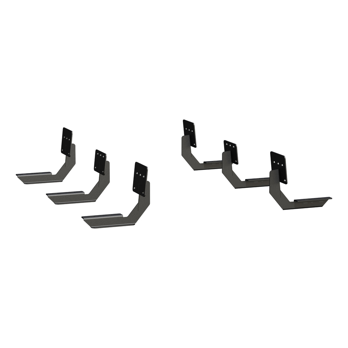 LUVERNE 277078-401633 Regal 7 Black Stainless 78-Inch Truck Side Steps, Select Ram 1500