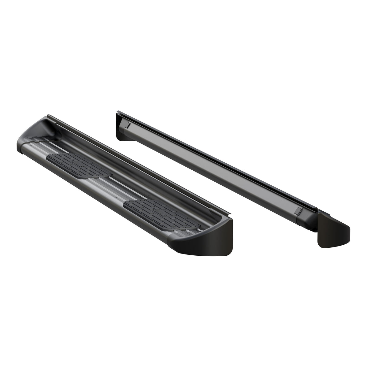 LUVERNE 280744-581444 Black Stainless Steel Side Entry Steps Truck Running Boards, Select Chevrolet Silverado, GMC Sierra 1500, 2500, 3500 HD Crew Cab