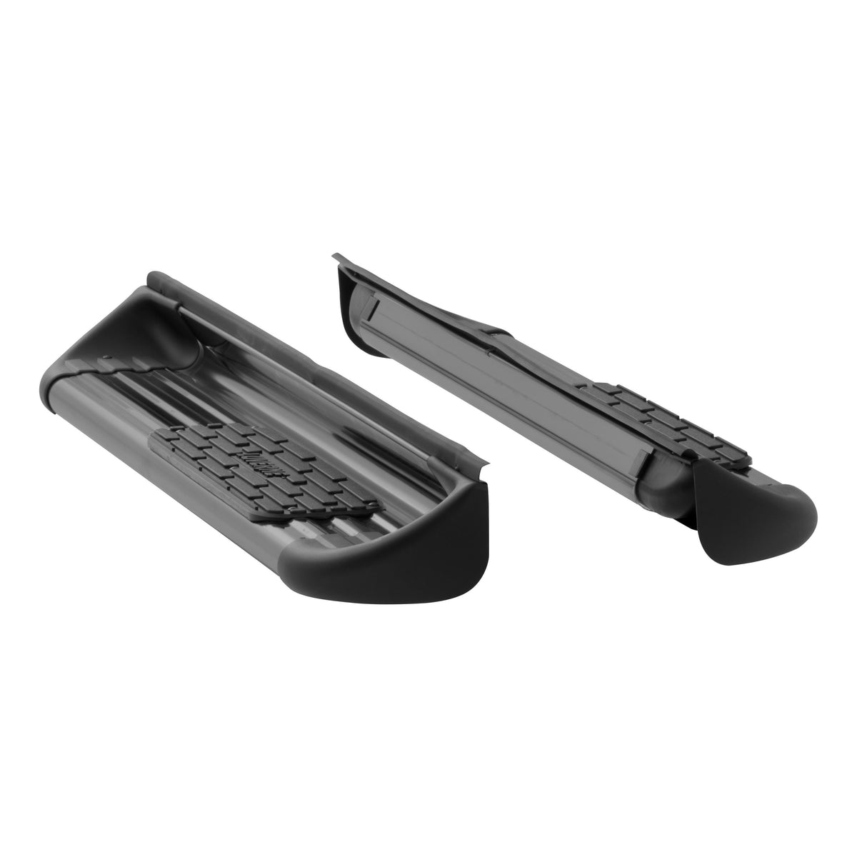LUVERNE 281521-571521 Black Stainless Steel Side Entry Steps Truck Running Boards, Select Ford F-150, F-250, F-350, F-450, F-550, F-600 Super Duty Regular Cab
