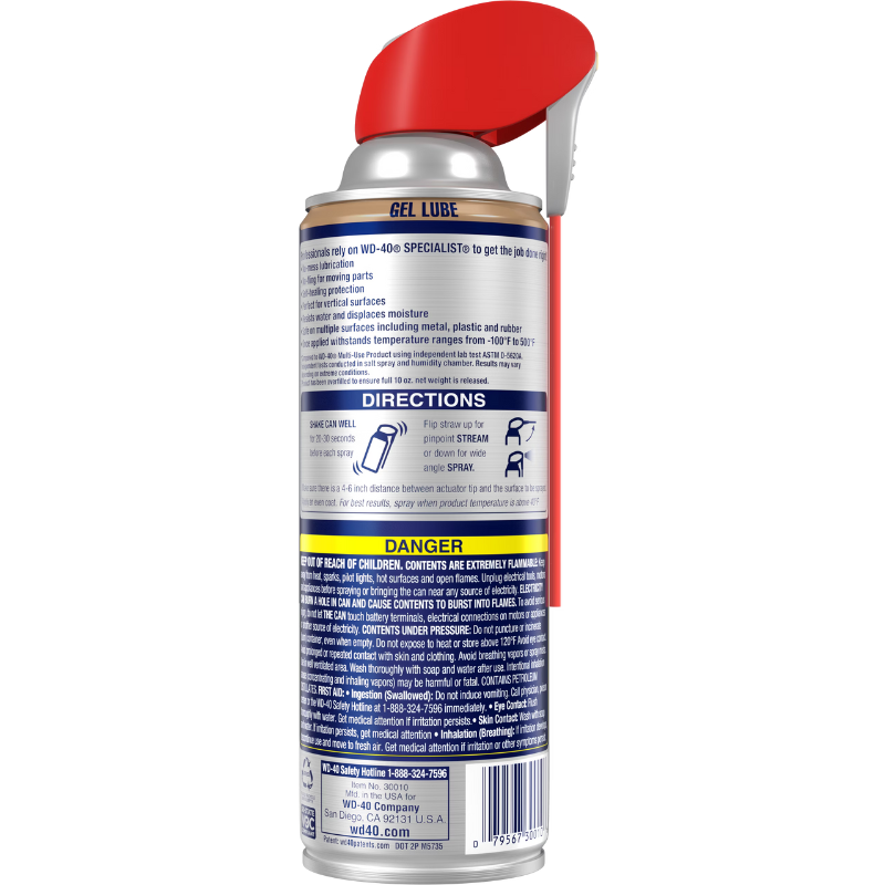 WD-40 Specialist Gel Lube No-Drip 10 oz (300103)