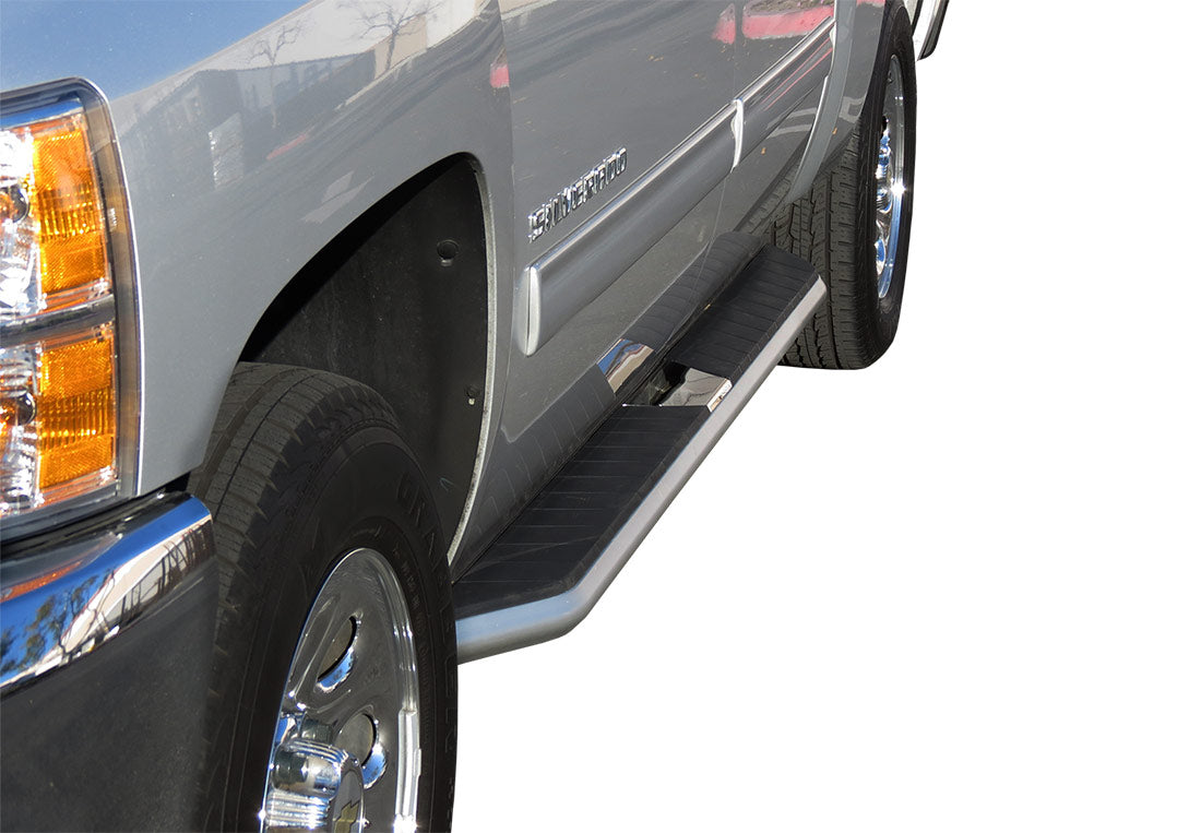 Steelcraft STX300 Running Boards - Aluminum - 2014-2019 Chevy Silverado / GMC Sierra LD/HD Crew Cab (300-02220)